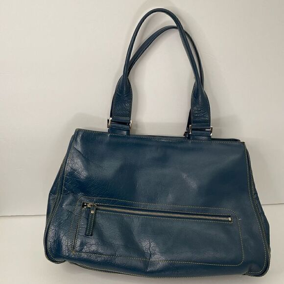 Kenneth Cole| Medium| Handbag | Blue| Several pockets - Picture 6 of 12
